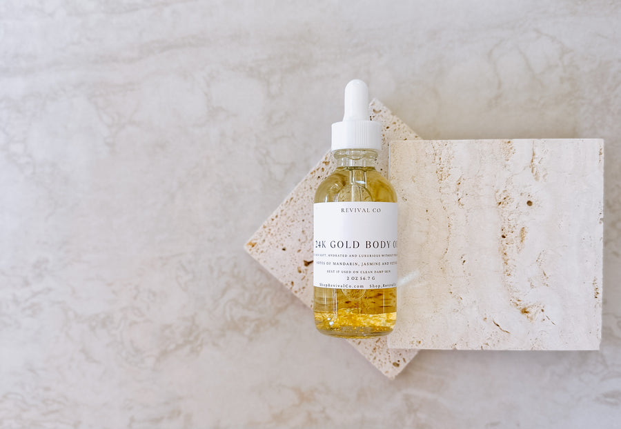 24 K Gold Luxurious Body Oil