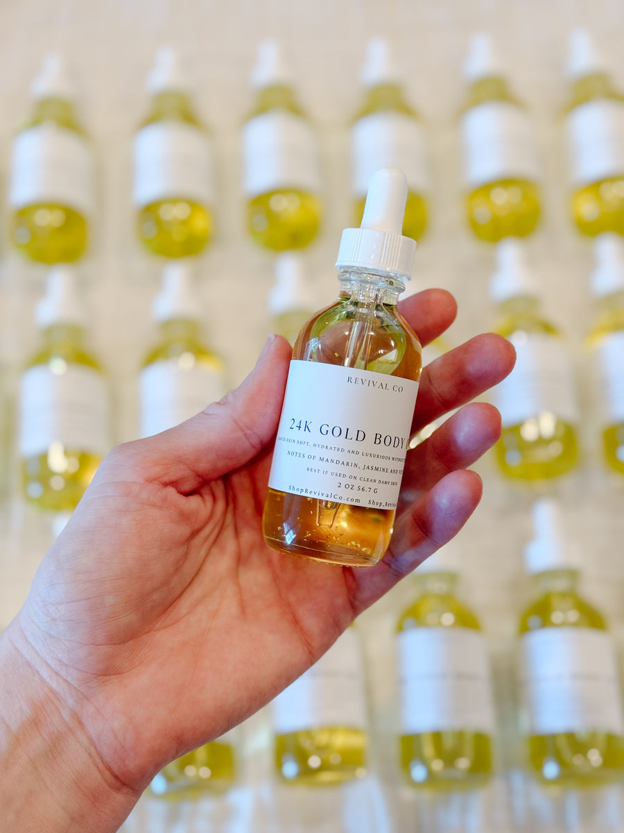 24 K Gold Luxurious Body Oil