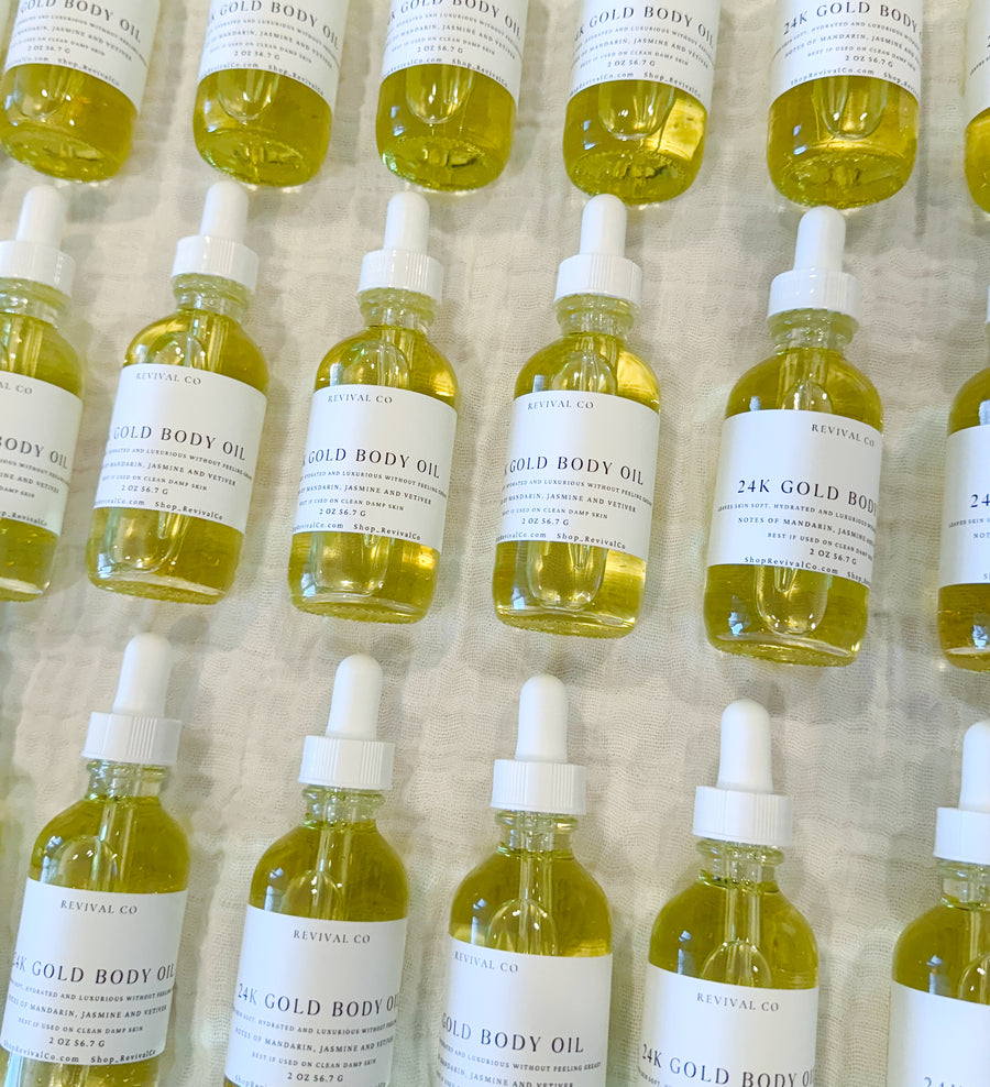 24 K Gold Luxurious Body Oil