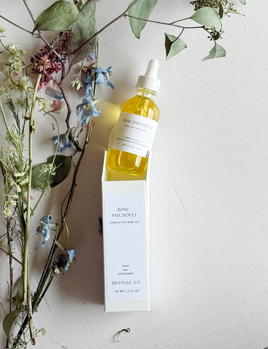 Rose Patchouli Body + Face Oil