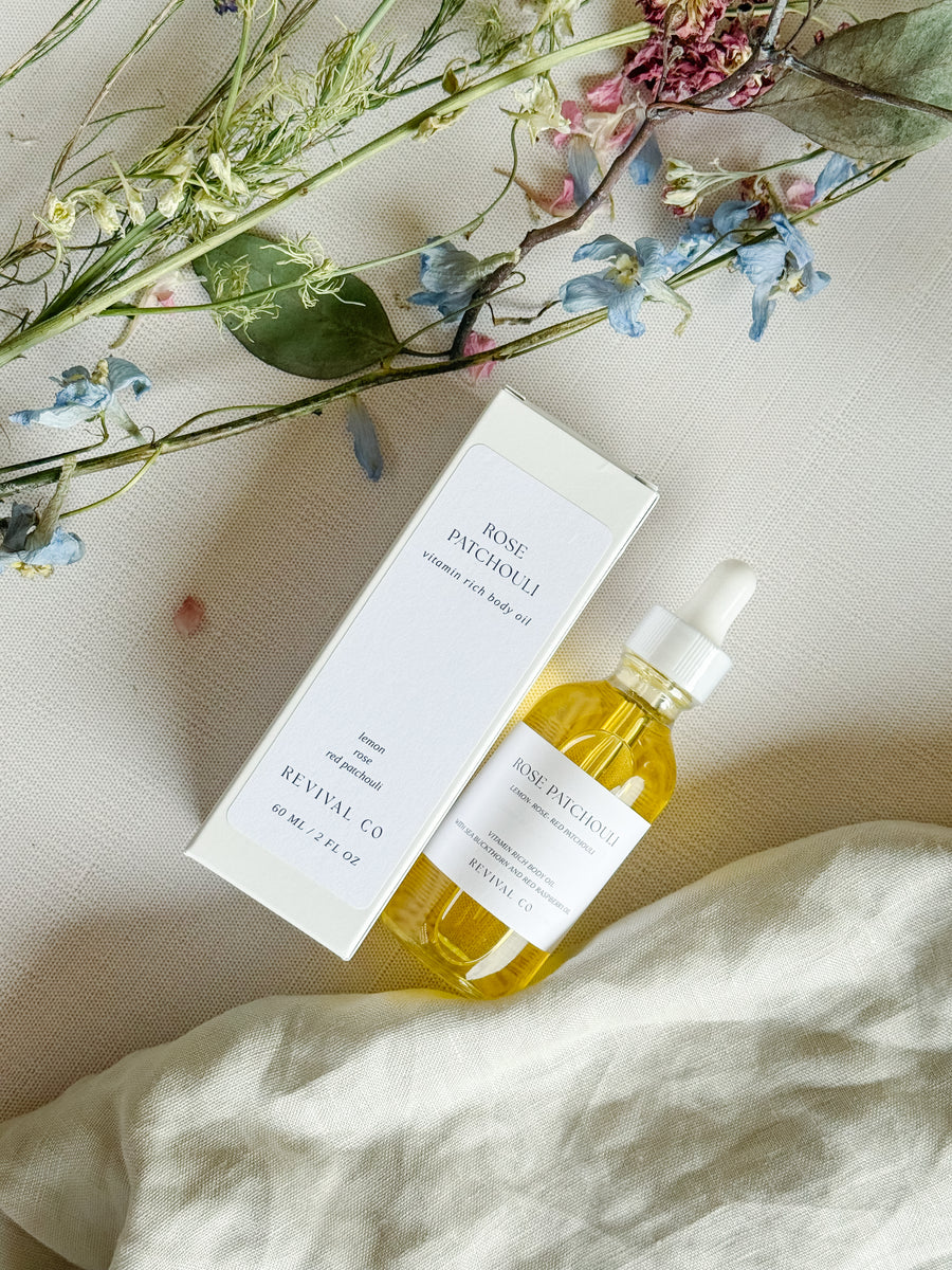 Rose Patchouli Body + Face Oil