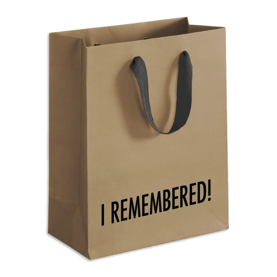 I Remembered! Gift Bag