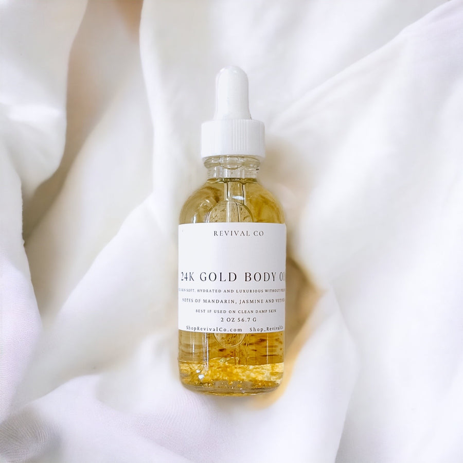 24 K Gold Luxurious Body Oil
