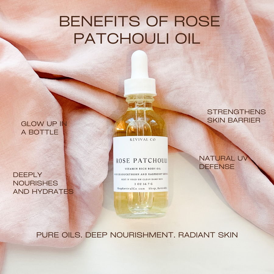 Rose Patchouli Body + Face Oil